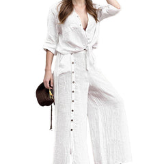 European And American Fashion Elegant Style Pure Color Slimming Suit