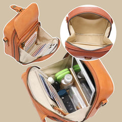 Unisex Vintage Large Capacity Messenger Bag Storage Bag With 10 Card Inserts Casual Backpack Women's Bag Retro Backpack Large Capacity Travel