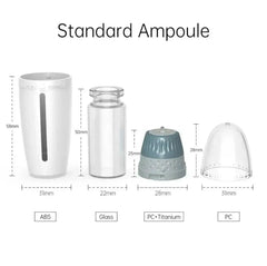 Ammuri Adjustable Derma Roller – 6-in-1 Microneedle Skin Tool for Face, Hair & Body