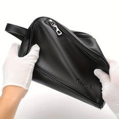 MENSON Black Clutch Bag for Men