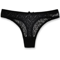 6 Pack Womens Sexy Lace Underwear Ladies Cotton Thongs G-String Knickers Briefs