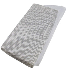 Crib Jersey Fitted Sheets 100% Cotton 40x90cm - Pack Of 2 - Fits All Models