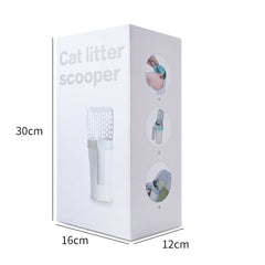 Plastic Cat Litter Scoop Pet Care Sand Waste Scooper Shovel Hollow Cleaning Tool