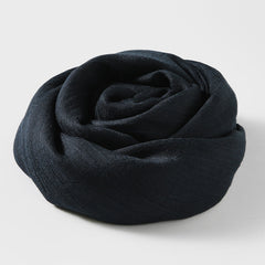 Artistic Sunscreen Solid Color Cotton And Linen Scarf