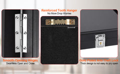 VEVOR Jersey Display / Sports Card Display Frame Case, Large Lockable Sport Shadow Box, 98% UV Protection PC Glass and Hangers