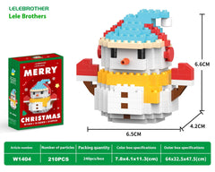 Christmas Day Series Snowman Assembly Blocks