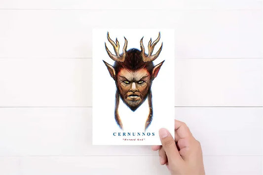 Cernunnos Greeting Card | Horned God | Pagan Birthday Card