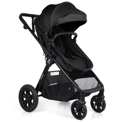 For Your Little One Cruise 3 In 1 Travel System With i-Size Car Seat - Eclipse Black (Free Cupholder / Seat Liner Included!)