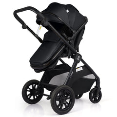 For Your Little One Cruise 3 In 1 Travel System With i-Size Car Seat - Eclipse Black (Free Cupholder / Seat Liner Included!)