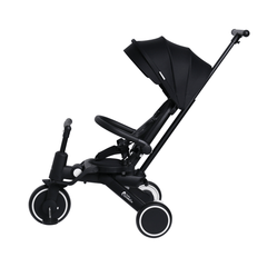Foryourlittleone Xplor 6 in 1 Foldable Trike - Jet Black (10m-5y)