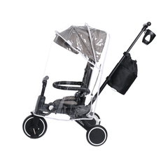 Foryourlittleone Xplor Ultimate 6 in 1 Foldable Trike - Jet Black (10m-5y)