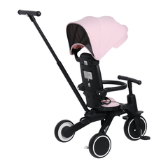 Foryourlittleone Xplor Plus 6 in 1 Foldable Trike - Pastel Pink (10m-5y)