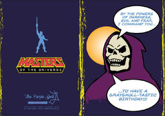 Skeletor Birthday Card | He-Man | Master of The Universe | Retro Greeting Card