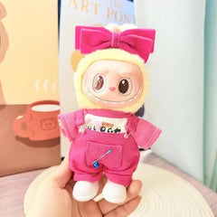 17cm Labubu Doll Clothes 3 Pieces - Outfit Plush doll clothes Macaron Cute Clothing DIY Kid Gift - Labubu Costume - Labubu Doll Clothes!