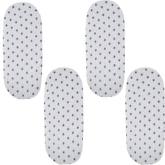 Moses Basket Jersey Fitted Sheet 100% Cotton - Pack Of 4