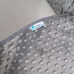 Pod Grey Dimple Moses Basket Bedding Set
