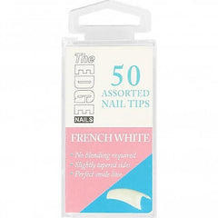 French White Assorted Nail Tips 50 Pack