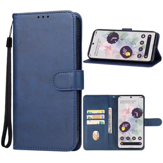 Unlock the Timeless Elegance of the Google Pixel 8 Leather Phone Case (Blue)
