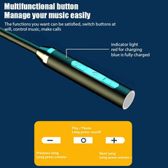 Wireless Headset Bluetooth Headset Hearing Aid Magnetic Extra Long Standby Neck Strap Suspension Sports Headset with Microphone