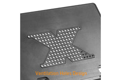 ProperAV Laptop Stand for Bed / Sofa / Desk with Adjustable Legs & Mouse Pad - Black