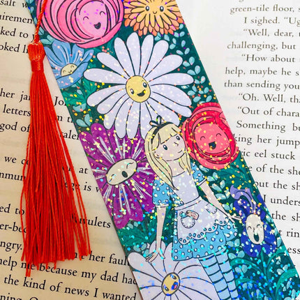 Alice in Wonderland Holographic Bookmark