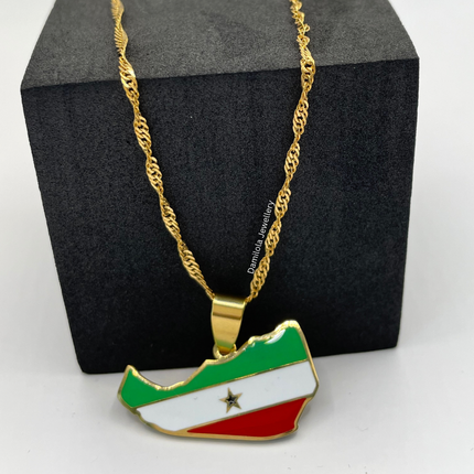 Somaliland Flag Necklace