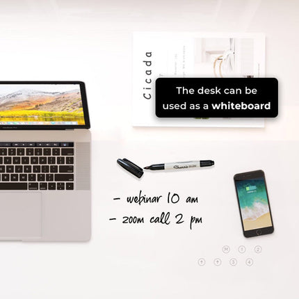 Smart Desk Height Adjustable (Glass Top)