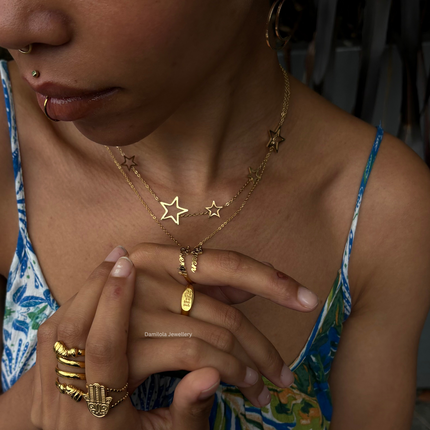 Starry ‘Zoraya’ Necklace - Gold/Silver