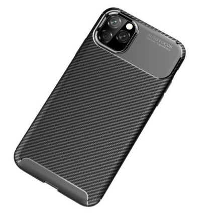 Carbon Fibre TPU Black Case - For iPhone 11 Pro