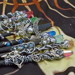 Creative Single Headed Crystal Sugar Square Scepter Ornament