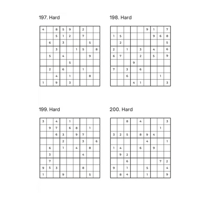 1000 Sudoku Puzzles - 5 DIFFICULTY LEVELS - 4 Per Page - Large Print - Solutions Included