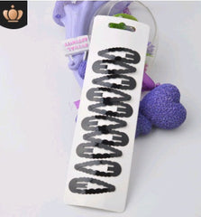 Children's water drop BB clip 5 cm solid color thick BB clip star love printing BB clip Liu seaside clip