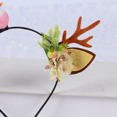 Christmas antler headband
