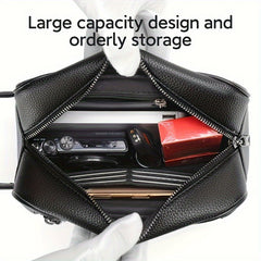 MENSON Black Clutch Bag for Men