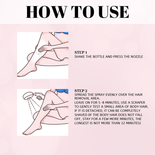 30ml 100ml Hair Removal Spray Depilatory Armpit Hair And Legs Hair Foam Mousse And Removal Is Gentle Hair Cream Spray Non-irritating