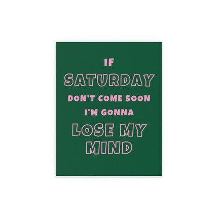 Sam Fender - Saturday (Green + Pink)