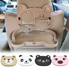 Child Car Seat Table Car Seat Tray Storage Kids Toy Food Water Holder Children Portable Table For Car Baby Food Desk ABS