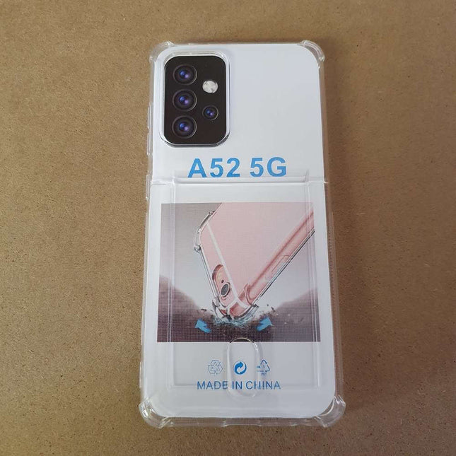 Soft TPU Clear Case With Card Slot - For Samsung A52 / A52s 5G