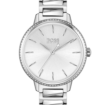 Hugo Boss Women's 1502539 Signature Silver-Tone Stainless Steel Watch