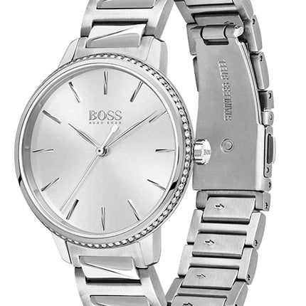 Hugo Boss Women's 1502539 Signature Silver-Tone Stainless Steel Watch