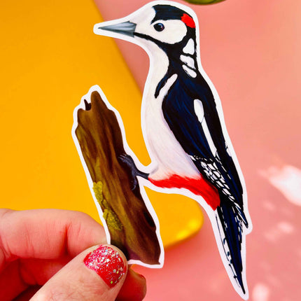 Garden Birds 10cm Vinyl Stickers: Nature Inspired Waterproof Decals