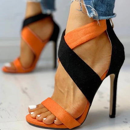 Women's Fashion With Color Matching Sandals