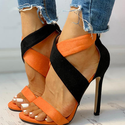 Women's Fashion With Color Matching Sandals