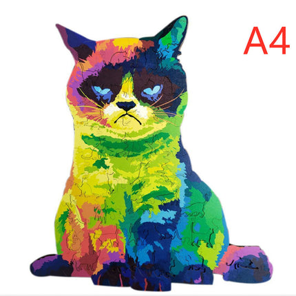 DIY Wooden Puzzles Animal Shaped The Best Christmas Gift Wooden Puzzles