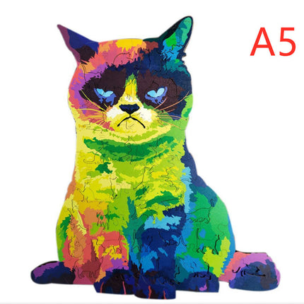 DIY Wooden Puzzles Animal Shaped The Best Christmas Gift Wooden Puzzles