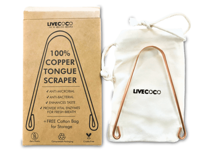 Pure Copper Tongue Scraper (anti-microbial)