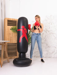 Boxing Punching Bag Inflatable Free-Stand Tumbler Sandbag