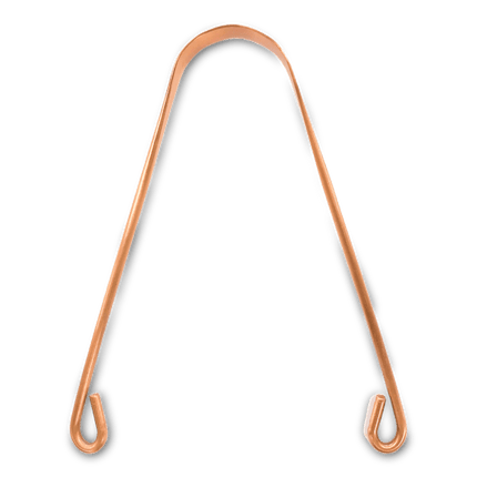 LiveCoco Pure Copper Tongue Scraper (anti-microbial)