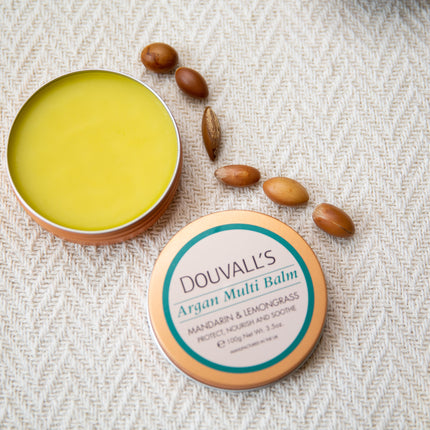 Organic Argan Multi Balm 100g - Lemongrass & Mandarin | Intense Hydration and Versatility