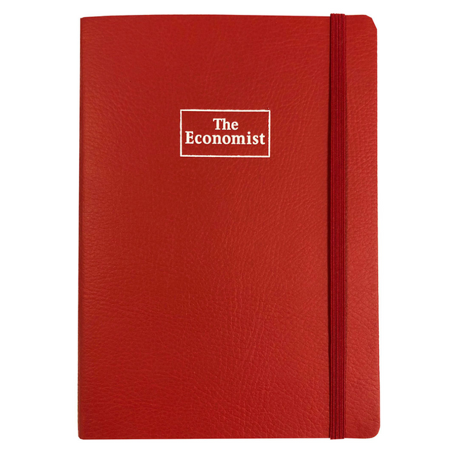 The Economist B6 Executive Notebooks - Ruled - Red